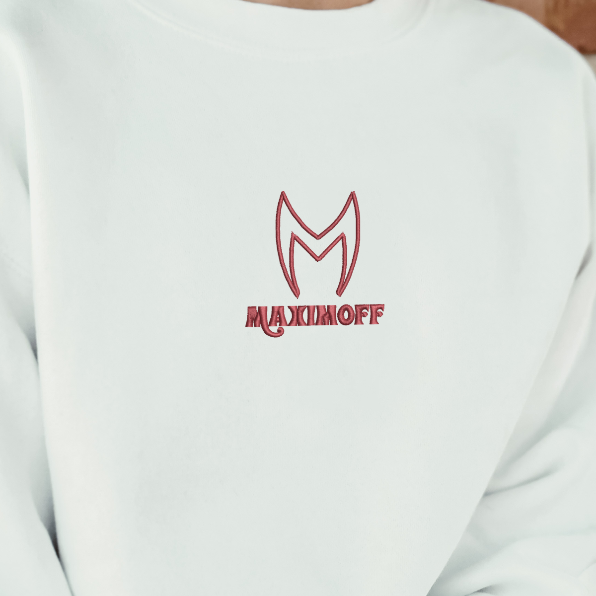 Maximoff Embroidered Crewneck Sweater