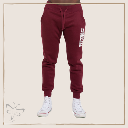 Lacrosse Burgundy Premium Fleece Joggers (Unisex) Jogger