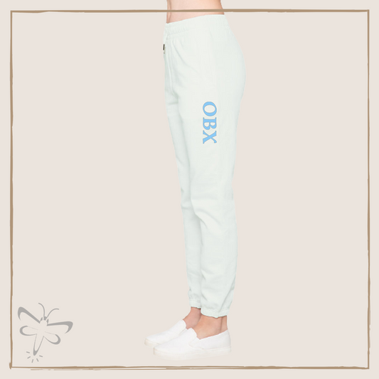 Obx Fleece Sweatpants (Unisex) Xs / White