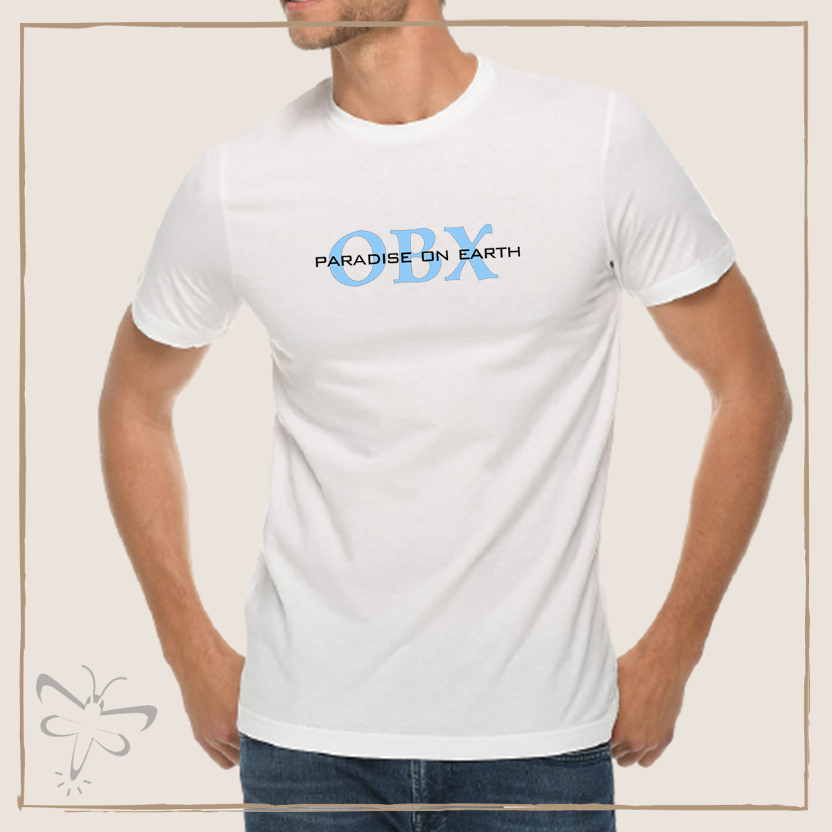 Obx Paradise On Earth T-Shirt S / White Full