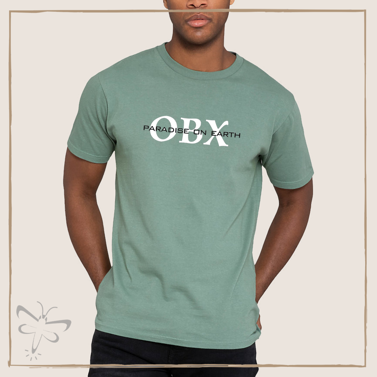 Obx Paradise On Earth T-Shirt S / Seafoam Full