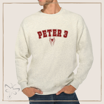 The Peters Crewnecks Xs / Peter 3 Ash Grey Crewneck Sweater