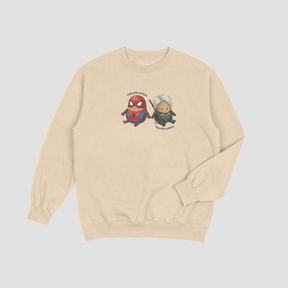 Small & Big Potato Problems Crewneck Sweatshirt