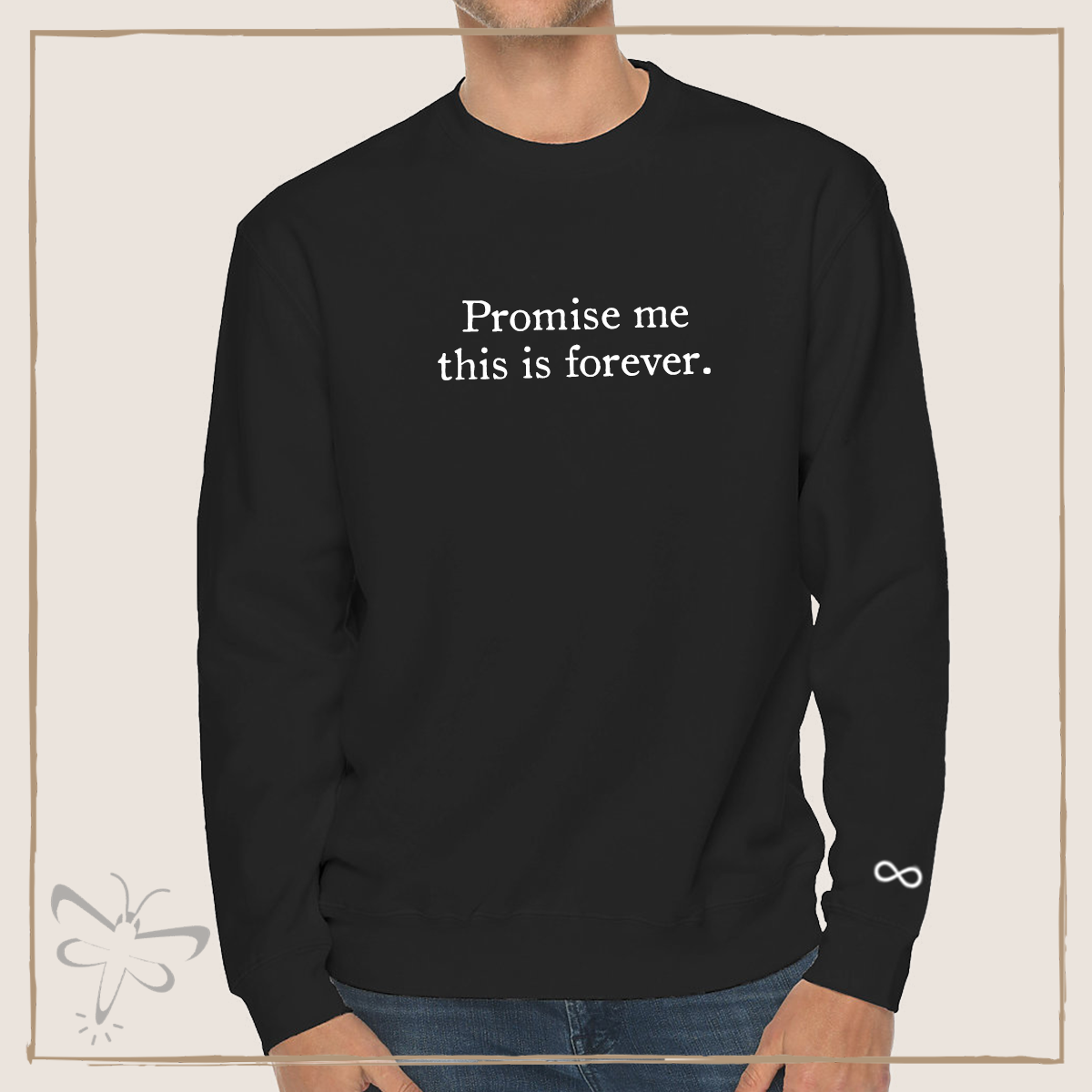 Promise me this is forever. Crewneck - The Vampire Diaries Inspired