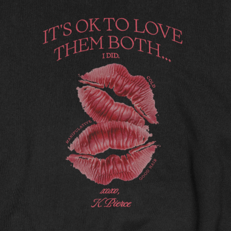 It's Ok to Love Them Both Crewneck Sweater/T-shirt