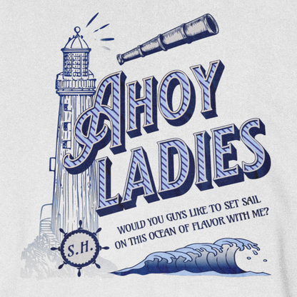 Ahoy Ladies Crewneck Sweatshirt