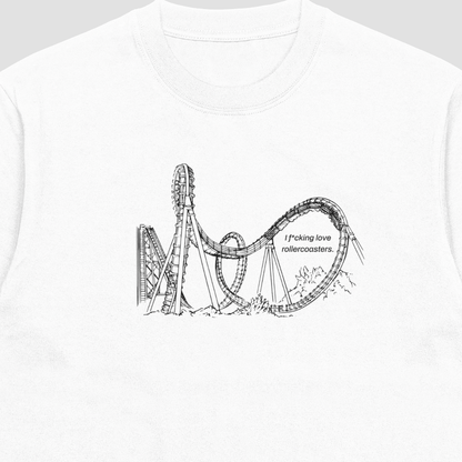 I F*cking Love Rollercoasters - Baby Tee/T-shirt
