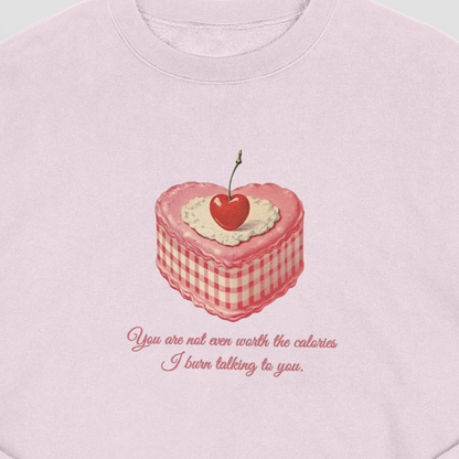 Caroline - Calories I Burn Talking to You Crewneck Sweater/T-shirt