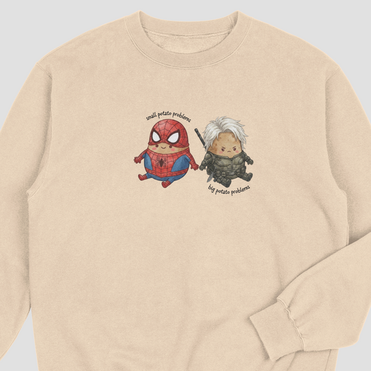 Small & Big Potato Problems Crewneck Sweatshirt