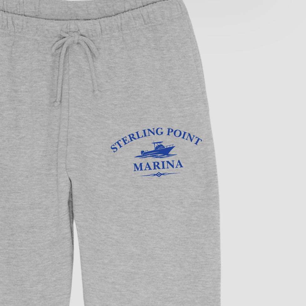 Sterling Point Marina - Straight Leg Fleece Sweatpants (Unisex)