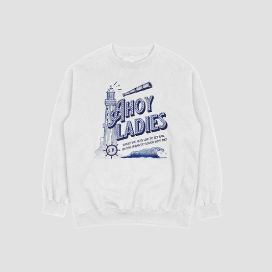 Ahoy Ladies Crewneck Sweatshirt