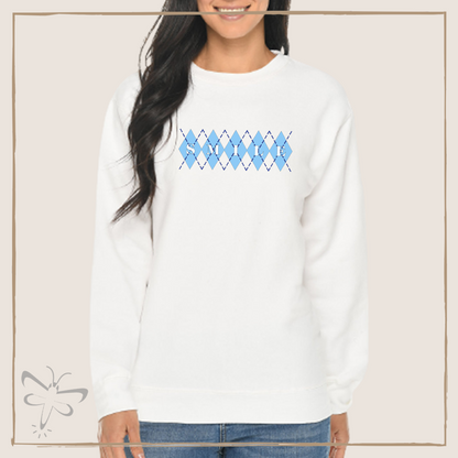 Smile Crewneck S / White Sweater