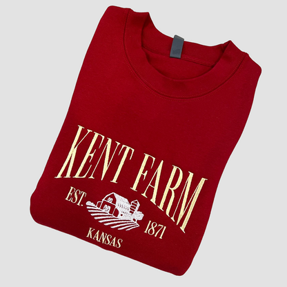 Kent Farm Embroidered Crewneck