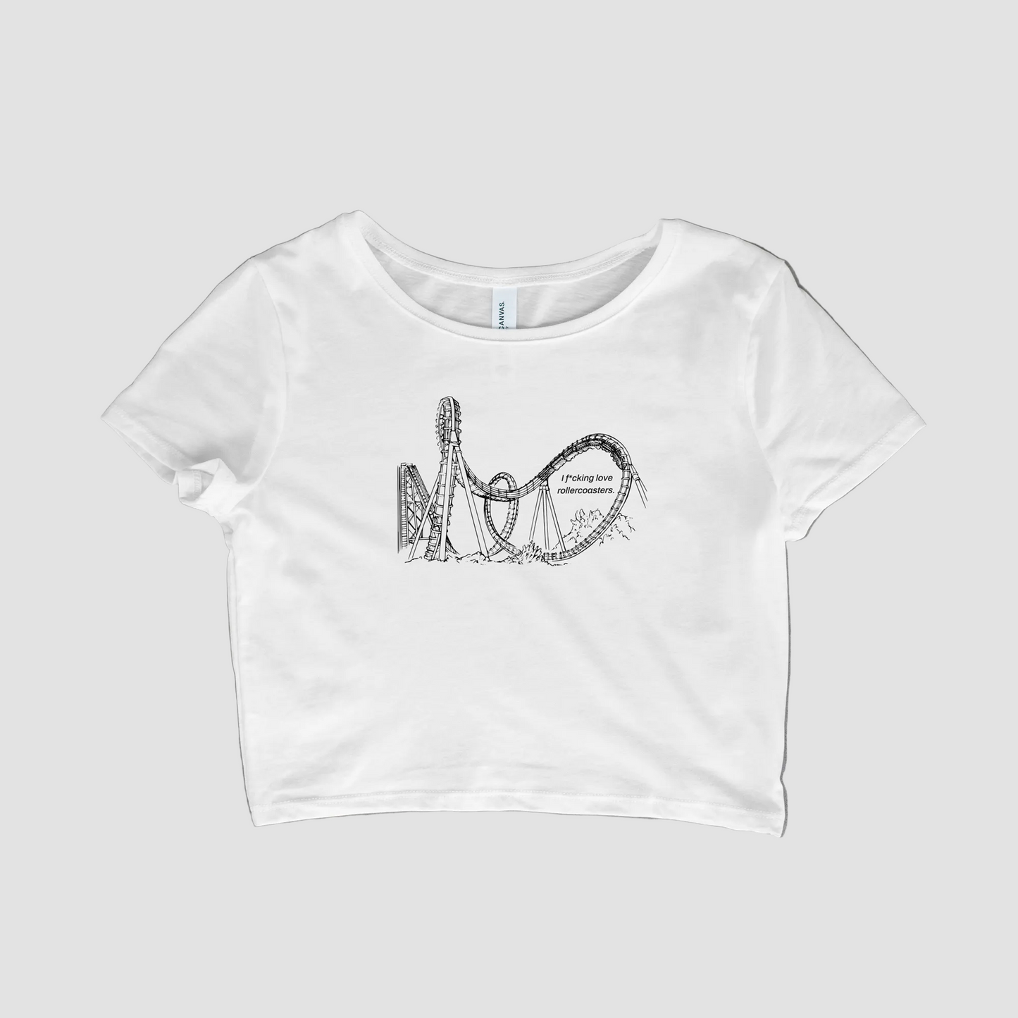 I F*cking Love Rollercoasters - Baby Tee/T-shirt