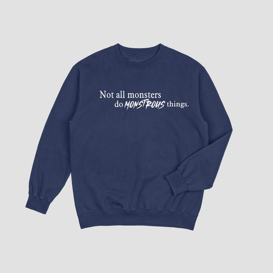 Monstrous Things Crewneck Sweater