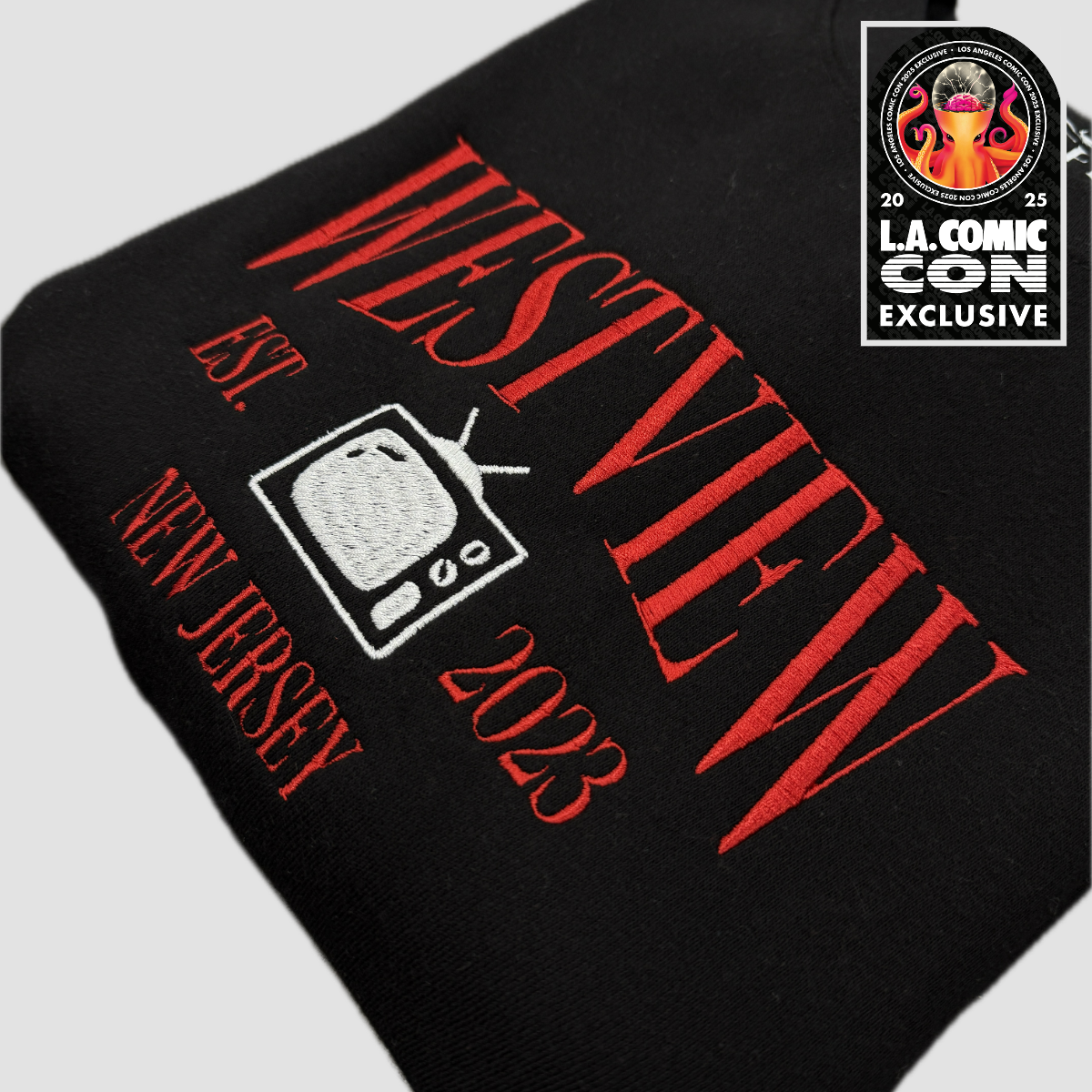 Westview Embroidered Crewneck Sweatshirt: Los Angeles Comic Con Exclusive Product