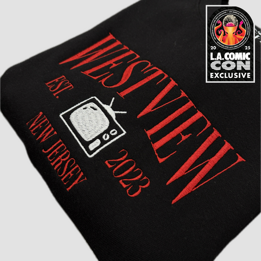 Westview Embroidered Crewneck Sweatshirt: Los Angeles Comic Con Exclusive Product