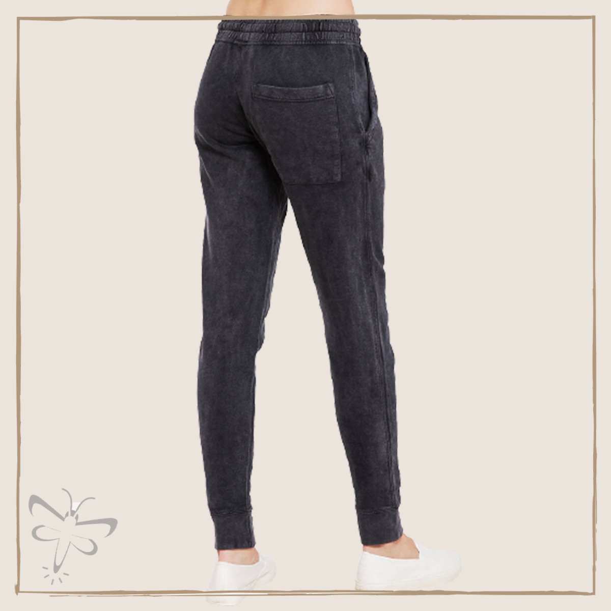 Damon Salvatore "D" Vintage Black Joggers (Unisex)Firefly | Skywalker Joggers (Unisex)