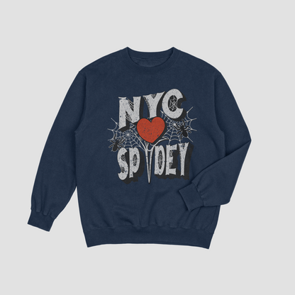 NYC <3 Spidey Crewneck Sweater