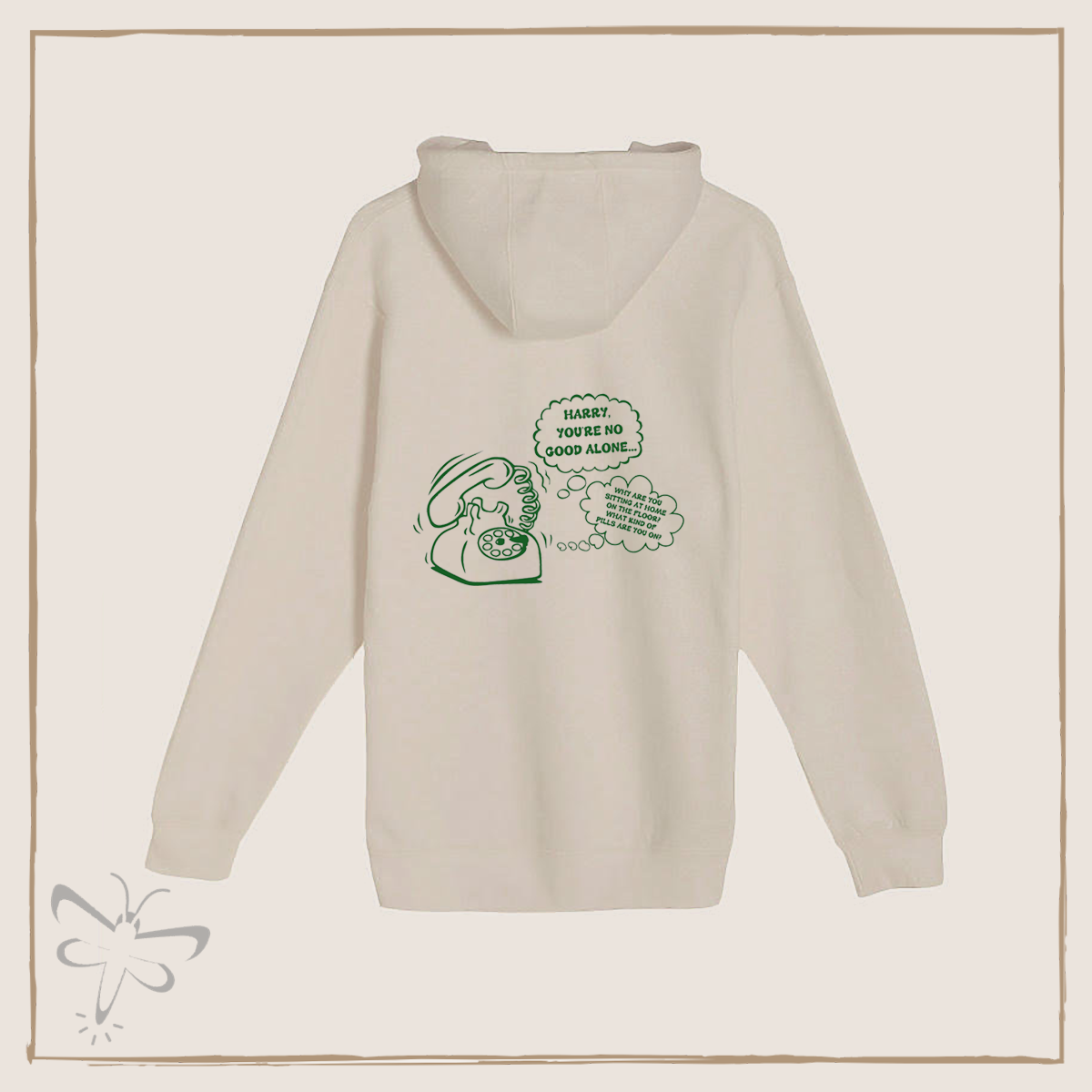 Youre No Good Alone Hoodie Xs / Sand