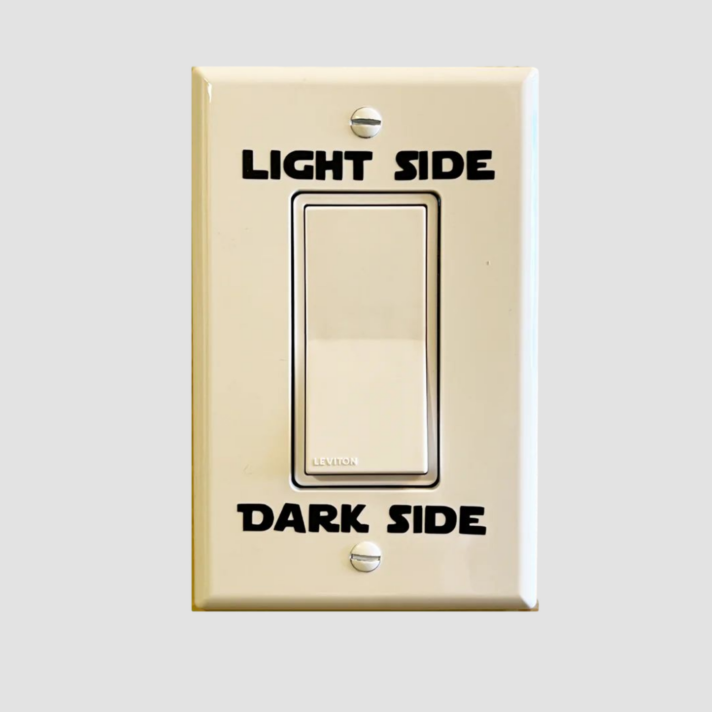 Light Side, Dark Side Light Switch Cover (various sizes)