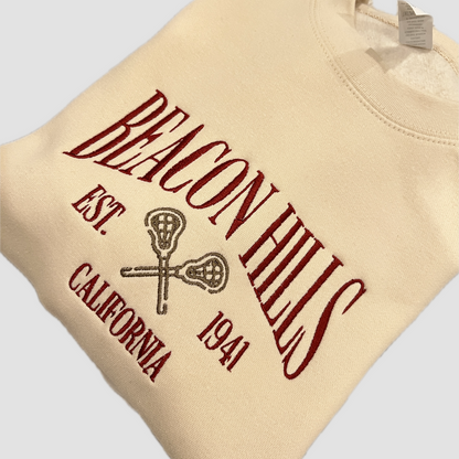 Beacon Hills Embroidered Crewneck