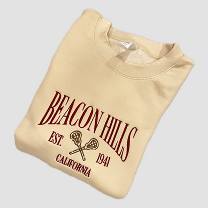 Beacon Hills Embroidered Crewneck