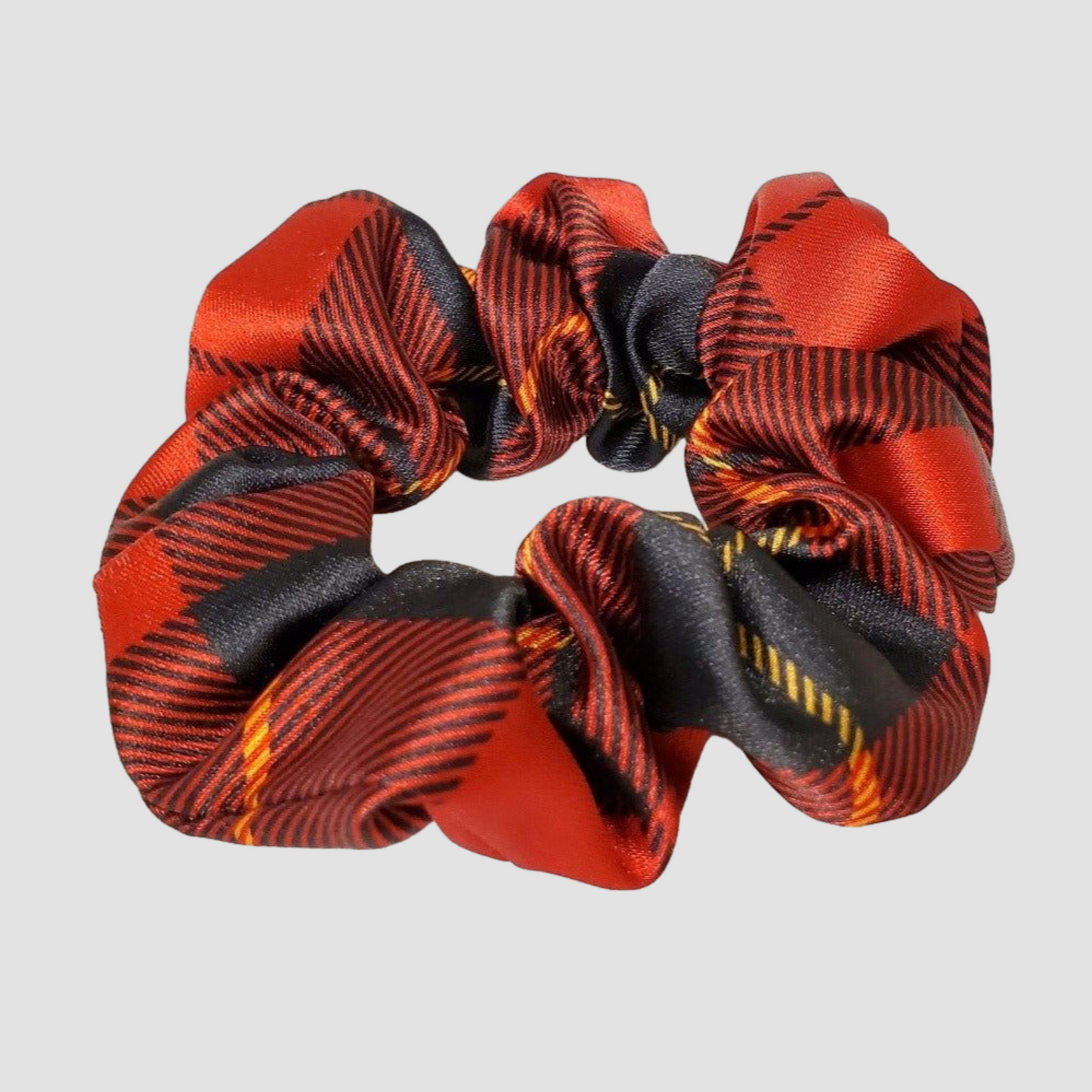 Red and Black Hair Scrunchie